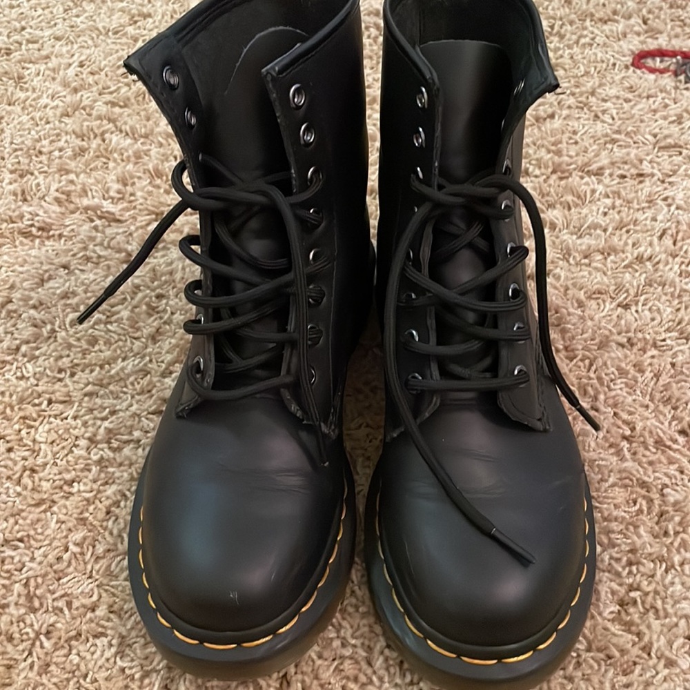 EUC Dr. Martens black ankle boots